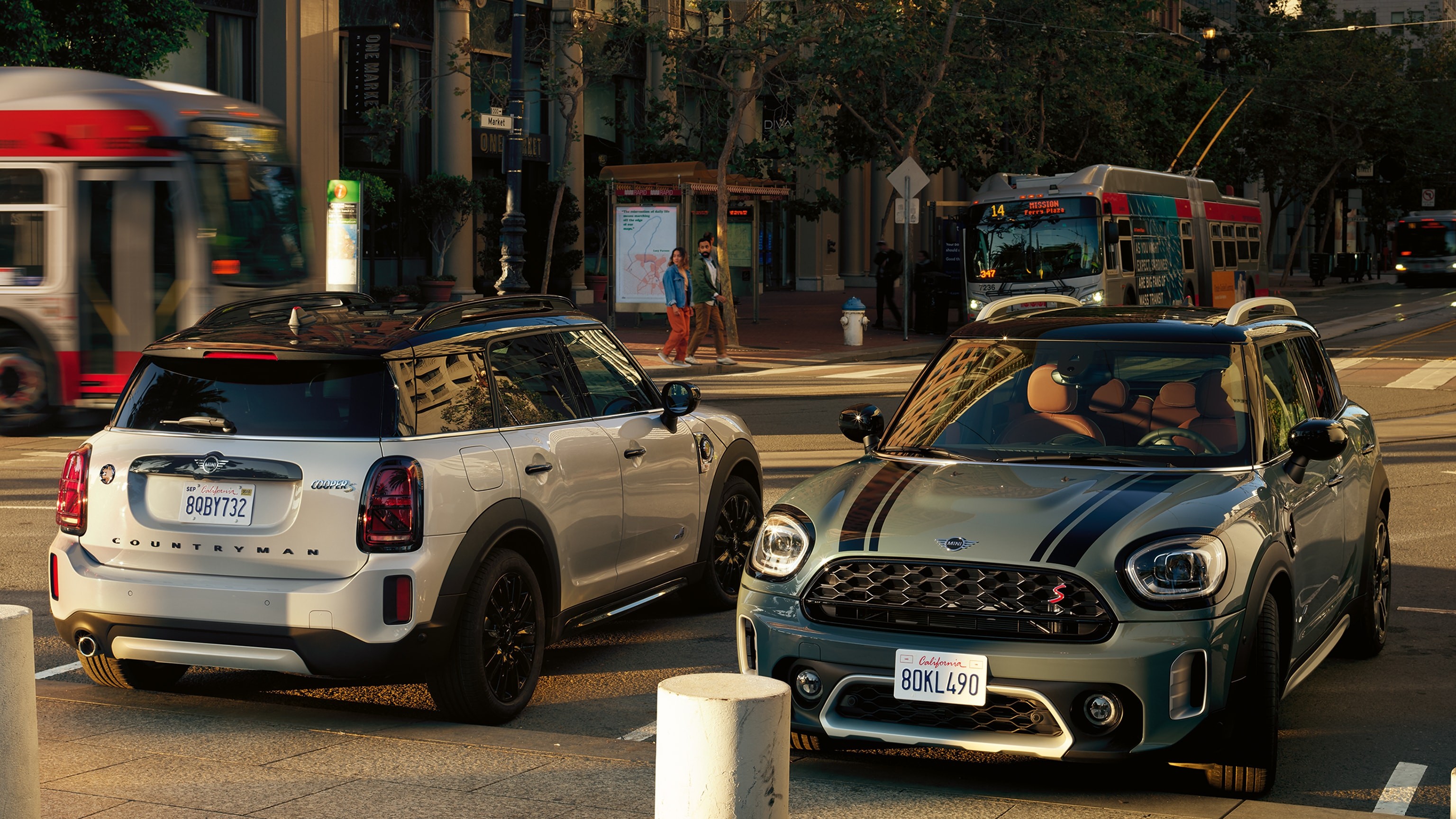 Der neue MINI COUNTRYMAN – MINI COOPER SE COUNTRYMAN ALL4 – Frontansicht